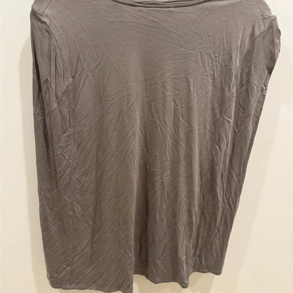 BCBGMaxAzria Brown Cape Sleeve Blouse - Picture 3 of 6